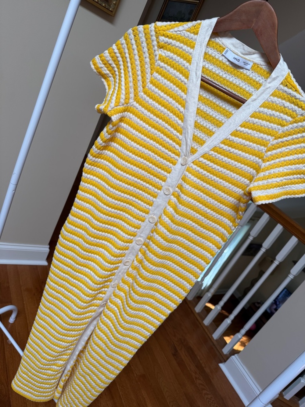 MANGO striped knit jersey dress - Picture 2 of 6